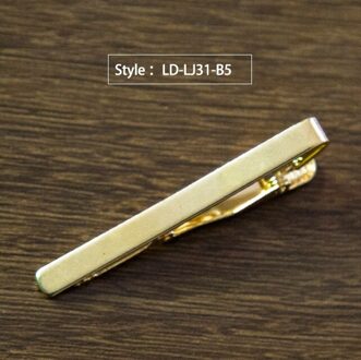 Eenvoudige Mode Stijl Stropdas Clip Voor Mannen Metal Gold Tone Eenvoudige Bar Sluiting Praktische Stropdas Sluiting Tie Pin Voor mens LD-LJ31-B5