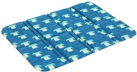 Eenvoudige Opvouwbare Seat Pad Vochtbestendige Mat Gedrukt Outdoor Strand Park Picknick Kussen Waterdicht Antislip Seat Pad Clouds Sea