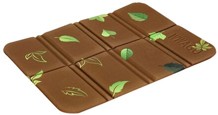 Eenvoudige Opvouwbare Seat Pad Vochtbestendige Mat Gedrukt Outdoor Strand Park Picknick Kussen Waterdicht Antislip Seat Pad Leaf