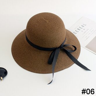 Eenvoudige Opvouwbare Wide Brim Floppy Meisjes Stro Zonnehoed Strand Vrouwen Zomer Hoed Uv Beschermen Reizen Cap Dame Cap vrouwelijke geel