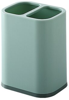 Eenvoudige Rooster Eetstokje Doos Twee Kleuren Eetstokje Houder Eetstokjes Lepel Opslag Afvoer Mand Keuken Plank Opbergrek Organizer groen Cutlery doos / 1stk