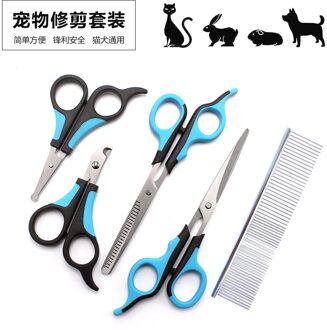 Eenvoudige Rvs Hond Kat Grooming Kit, Schaar Set, Best Pet Grooming Scharen Voor Full Body
