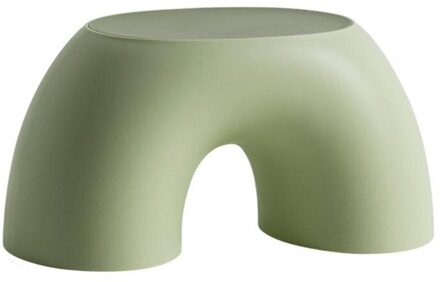 Eenvoudige Semi-Ring Regenboog Kleine Bank Thuis Indoor Stoel Kinderen Kruk Treeplank H056 groen