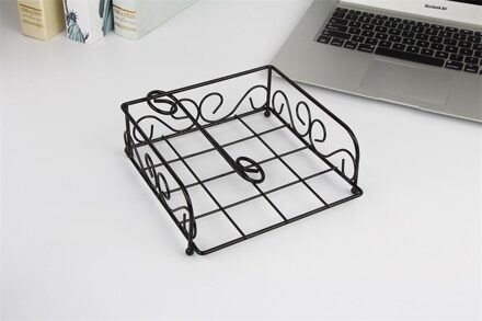 Eenvoudige Smeedijzeren Keuken Papieren Handdoek Mand Hotel Restaurant Papieren Handdoek Rack Familie Party Servet Magazijnstelling