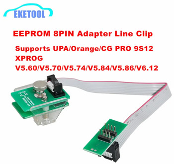 EEPROM Adapter 8Pin Line Clip Soic 8 sop8 test clip Eeprom Clip Socket Clip Supports XPROG V6.12/UPA/Orange/CG PRO 9S12/iProg
