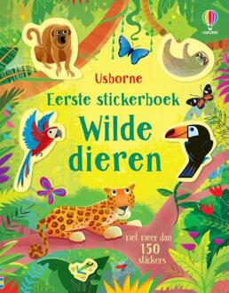 Eerste stickerboek: Wilde dieren. 4+