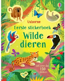 Eerste stickerboek: Wilde dieren. 4+