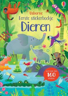 Eerste stickerboekje; Dieren. 3+