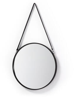 Eertrin Spiegel - Ø 50 cm Zwart