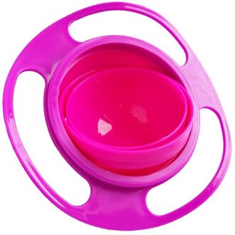 Eetbare Siliconen Universele Gyro Kom 360 Roteren Spill-Proof Effen Voeden Schotel Kinderen Roterende Balans Voedingssupplement Servies 1