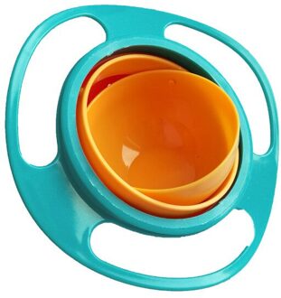 Eetbare Siliconen Universele Gyro Kom 360 Roteren Spill-Proof Effen Voeden Schotel Kinderen Roterende Balans Voedingssupplement Servies 2
