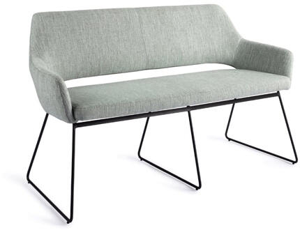 Eetkamerbank 'Yanai' 140cm, kleur Soft Sage