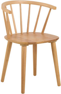 Eetkamerstoel 'Chez' Rubberhout, kleur Naturel