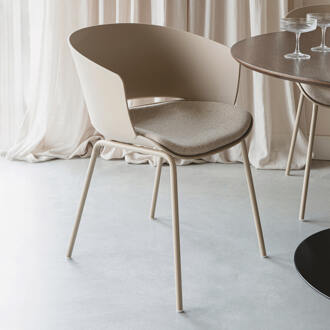 Eetkamerstoel 'Elam' kleur Beige