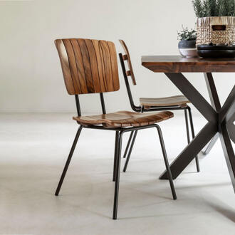 Eetkamerstoel 'Flare' Suarhout Naturel