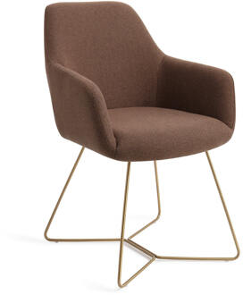 Eetkamerstoel 'Hiroo' Beehive Gold, kleur Rustic Rye