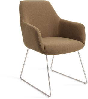 Eetkamerstoel 'Hiroo' Slide Steel, kleur Willow