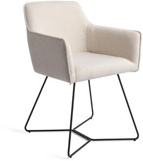 Eetkamerstoel 'Hofu' Beehive Black, kleur Enoki