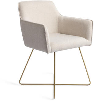 Eetkamerstoel 'Hofu' Cross Gold, kleur Enoki