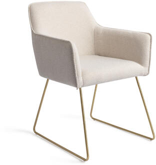 Eetkamerstoel 'Hofu' Slide Gold, kleur Enoki