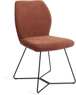 Eetkamerstoel 'Ikata' Beehive Black, kleur Cosy Copper