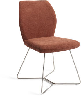 Eetkamerstoel 'Ikata' Beehive Steel, kleur Cosy Copper