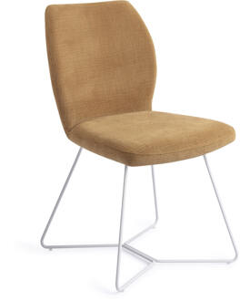 Eetkamerstoel 'Ikata' Beehive White, kleur Honey Harvest