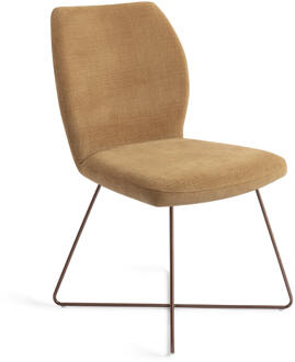 Eetkamerstoel 'Ikata' Cross Rose, kleur Honey Harvest