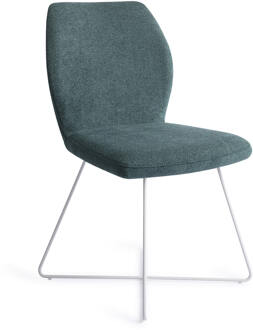 Eetkamerstoel 'Ikata' Cross White, kleur Merry Mermaid