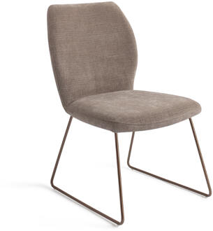 Eetkamerstoel 'Ikata' Slide Rose, kleur Mocha Mist