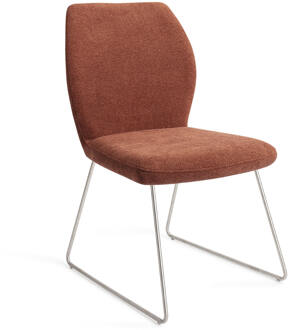Eetkamerstoel 'Ikata' Slide Steel, kleur Cosy Copper