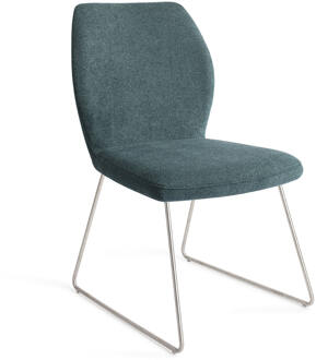 Eetkamerstoel 'Ikata' Slide Steel, kleur Merry Mermaid