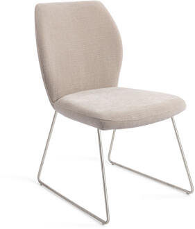 Eetkamerstoel 'Ikata' Slide Steel, kleur Sand Strand