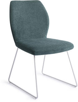 Eetkamerstoel 'Ikata' Slide White, kleur Merry Mermaid