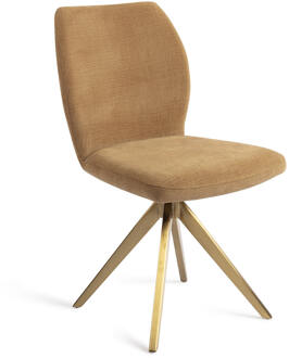 Eetkamerstoel 'Ikata' Turn Gold, Draaibaar, kleur Honey Harvest