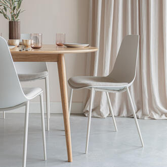 Eetkamerstoel 'Ismael' kleur Wit