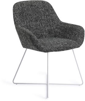 Eetkamerstoel 'Kushi' Cross White, kleur Skyfall