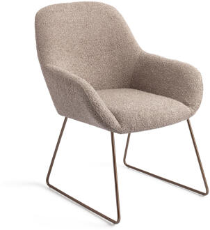 Eetkamerstoel 'Kushi' Slide Rose, kleur Stone Haze