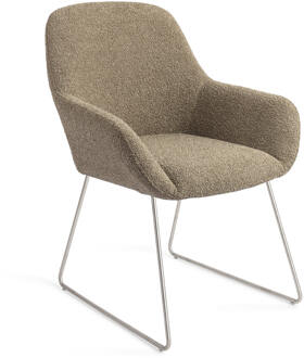 Eetkamerstoel 'Kushi' Slide Steel, kleur Moss Meadow