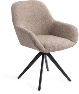 Eetkamerstoel 'Kushi' Turn Black, Draaibaar, kleur Stone Haze