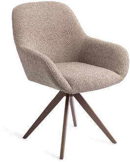 Eetkamerstoel 'Kushi' Turn Brown, Draaibaar, kleur Stone Haze