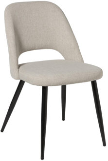 Eetkamerstoel Leonardo - beige - 82.5x61.5x48.5 cm