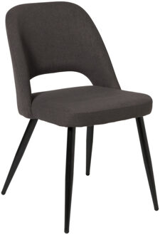 Eetkamerstoel Leonardo - grijs - 82.5x61.5x48.5 cm