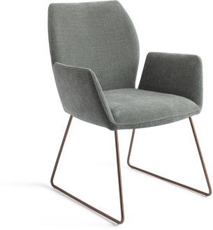 Eetkamerstoel 'Misaki' Slide Rose, kleur Breezy Blue