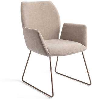 Eetkamerstoel 'Misaki' Slide Rose, kleur Sand Strand