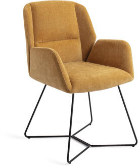 Eetkamerstoel 'Myoko' Beehive Black, kleur El Dorado