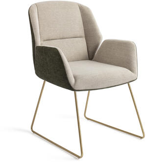 Eetkamerstoel 'Myoko' Slide Gold, kleur Popeye