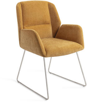 Eetkamerstoel 'Myoko' Slide Steel, kleur El Dorado