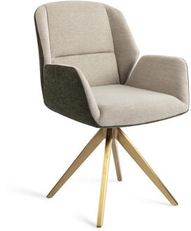 Eetkamerstoel 'Myoko' Turn Gold, Draaibaar, kleur Popeye