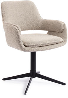 Eetkamerstoel 'Oketo' Draaibaar, kleur Beige Haze